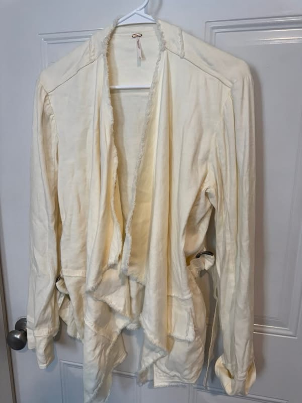 Free people linen blend jacket